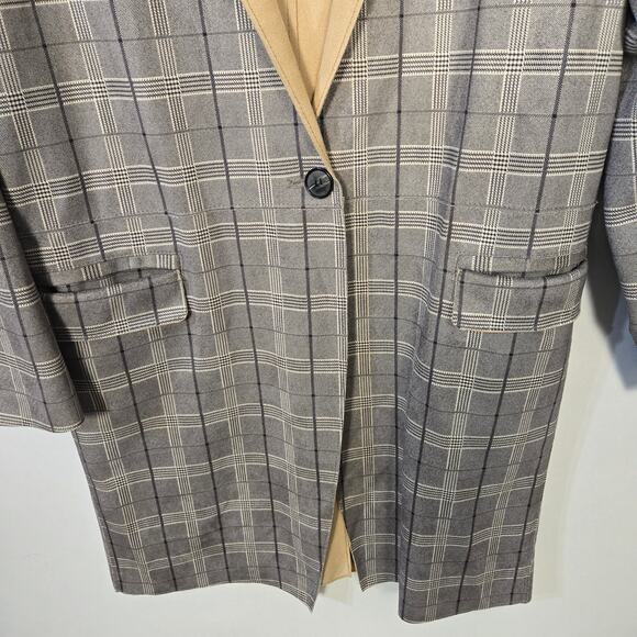 BlankNYC Anthroplogie Renegade Faux Suede Longline Blazer, Size M - Picture 3 of 10